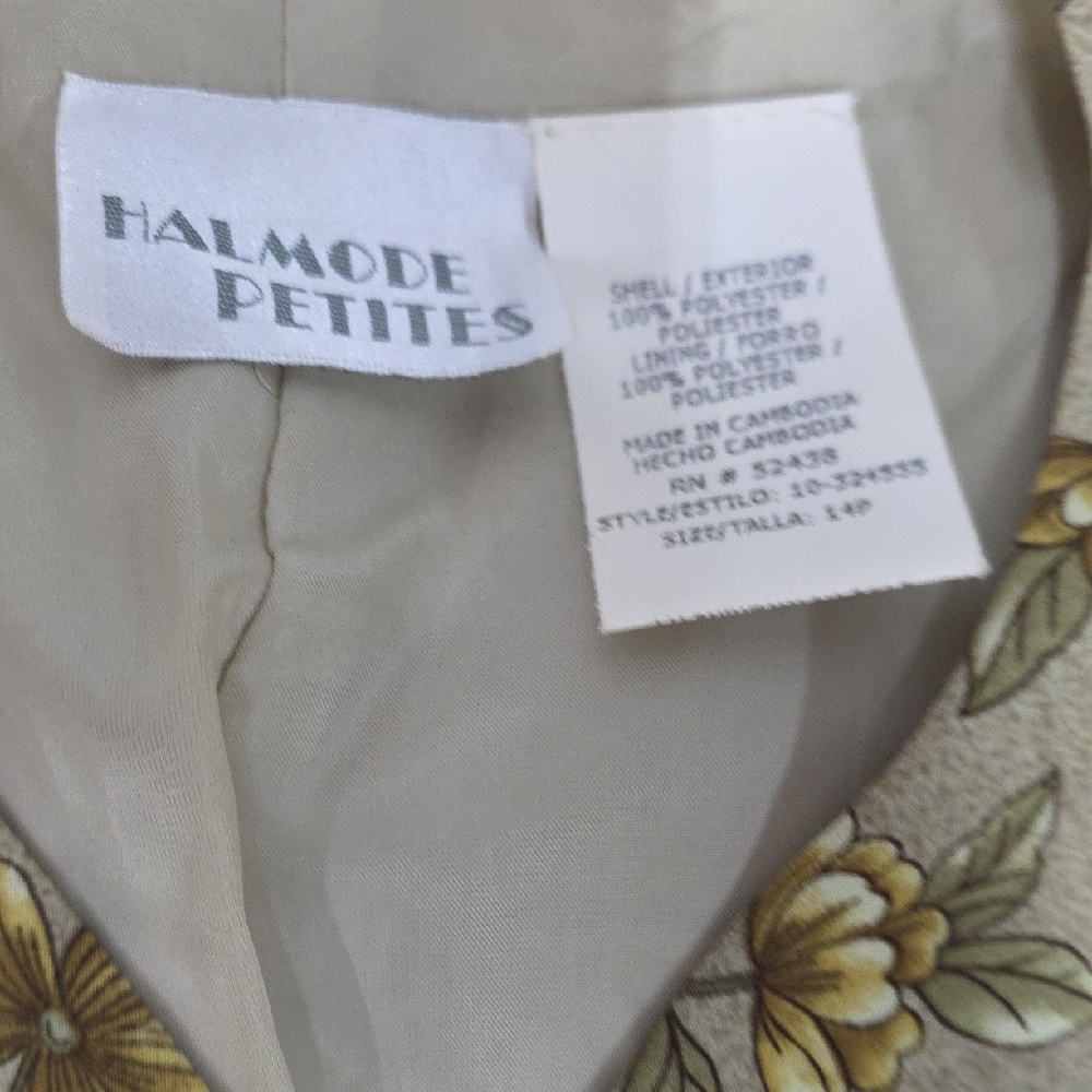 Floral Women's Top - Yellow and Green